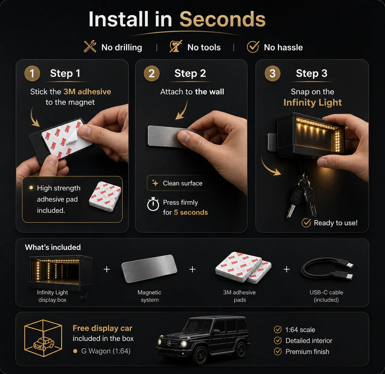Noirdrive Infinity Key Holder